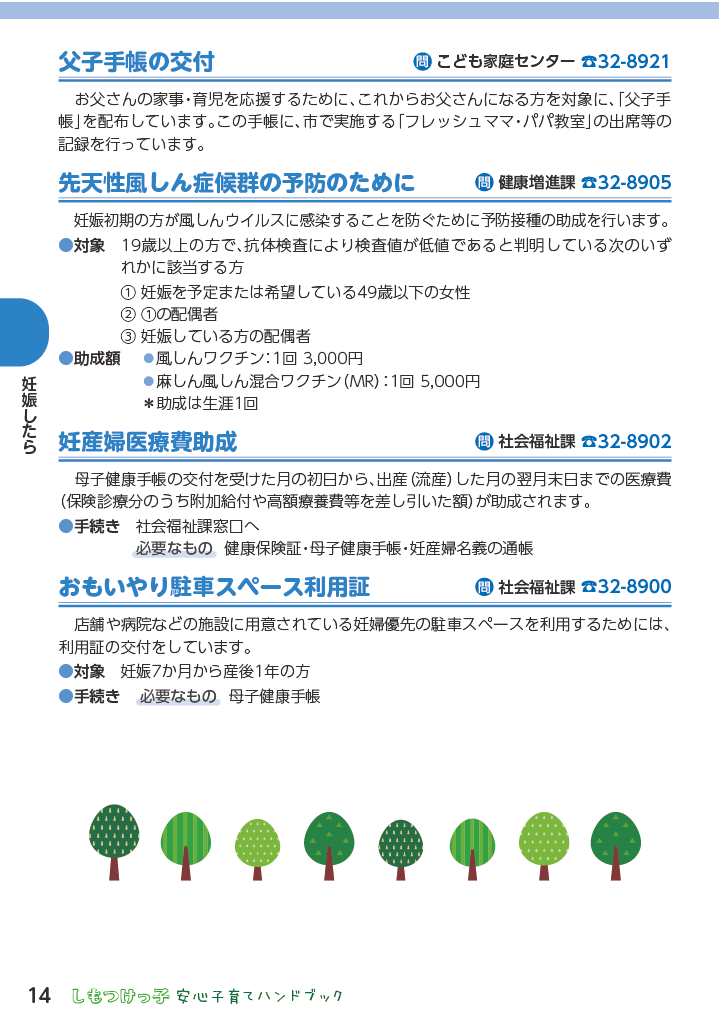 しもつけっ子  安心子育てハンドブック ページ15