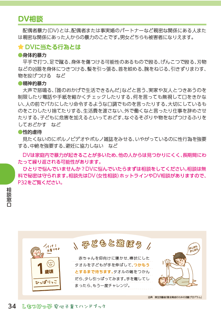 しもつけっ子  安心子育てハンドブック ページ35