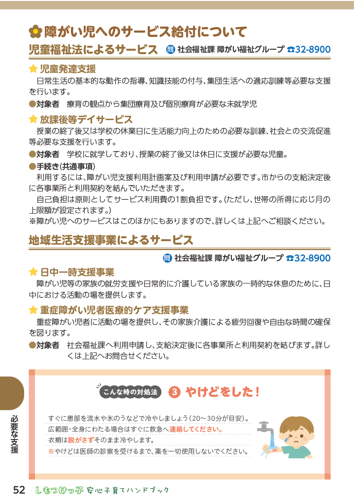 しもつけっ子  安心子育てハンドブック ページ53